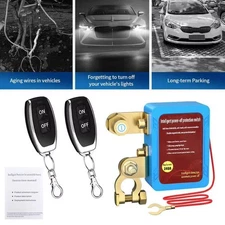 Remote Battery Disconnect Switch Battery Kill Switch 12V 240A for Auto RV ATV US