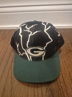 Vintage Green Bay Packers Drew Pearson Lightning 90s NFL Sports Snapback Hat Cap