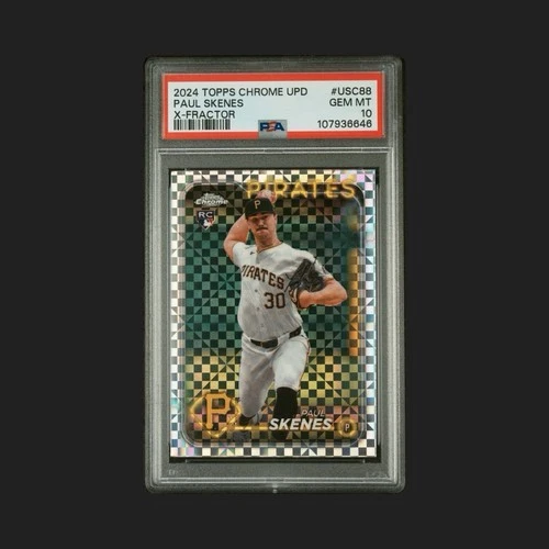 2024 Topps Chrome Update Series - Paul Skenes #USC88 X-Fractor (RC) PSA 10