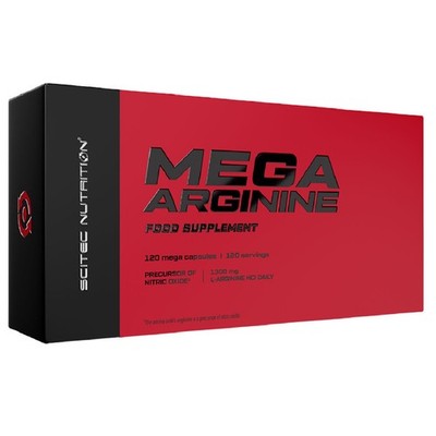 MEGA ARGININE - 120 Capsules - Strength Muscle Pump Endurance Regeneration Power