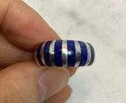 Vintage Sterling Silver Lapis Lazuli Inlay Ring Size 8