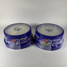 (2) Memorex CD-R 52x Multi Speed 700MB 80 Min Recordable 30 Pack Blank Discs New