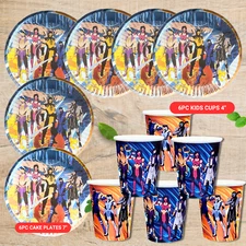 MORTAL KOMBAT cup plate birthday party supplies favor centerpiece decoration