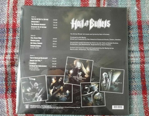 Hail Of Bullets – On Divine Winds Red / White Splatter vinyl LP NEW numbered - Foto 2 di 2
