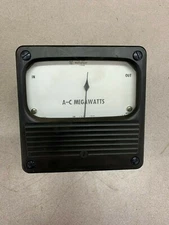 NEW NO BOX  WESTINGHOUSE A-C MEGAWATTS PANEL METER 1957968