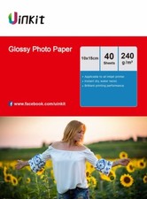 4x6 Glossy Photo Paper 240Gsm For Inkjet Paper Printing 6x4 - 160 Sheets Uinkit