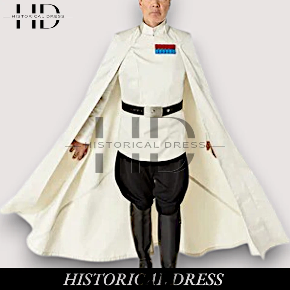 Orson Krennic Cosplay Costume Rogue One | Jacket, Cape & Pants Full Set - Image 2 of 4