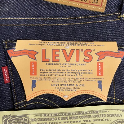 Levi's Vintage Clothing LVC 1947 501Z XX Selvedge Denim 28x34 made