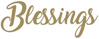 Blessings Zitat Vinyl Wandkunst Aufkleber, Wandbild, Aufkleber. Zuhause, Wanddekoration.