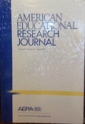 American Educational Research Journal vol.5, no.4 new in shrinkwrap 