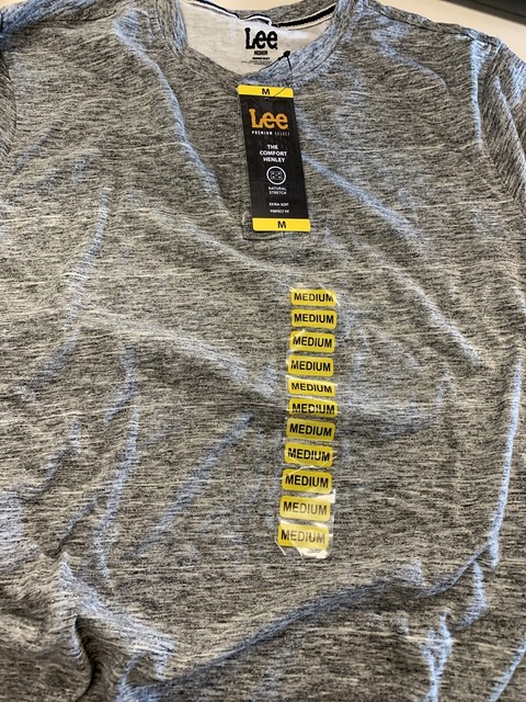 Lee Mens Size Medium Short Sleeve 