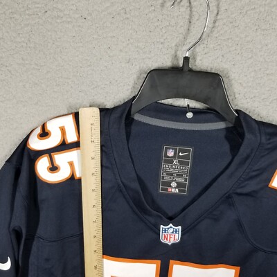 Chicago Bears Lance Brigg Nike Navy Game Retired Player