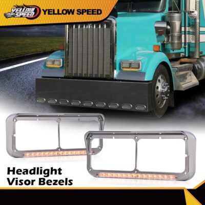 1969 Chevrolet Camaro Headlamp Bezels W/o Chrome Trim, Pair - Foto 4