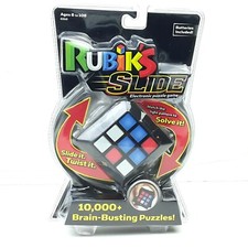 Rubiks Slide Electronic Game 10,000 Brain Busting Puzzles Rubiks Cube NEW