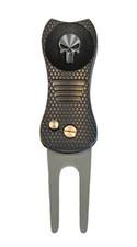 Punisher Marvel Golf Ball Marker w/ Premium Switchblade Divot Tool
