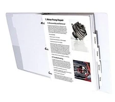 Xerox Never Tear Index Tab Dividers, 5 Tab, White, 8 1/2" x 11", 1 Set, 3R14998