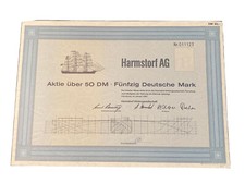 HARMSTORF AG 1983 Flensburg 50 DM plus kupony i szpony