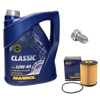 MotoröL ÖLfilter SH427P 10W40 5Liter + ÖLablassschraube FüR Audi A4 VW Multivan