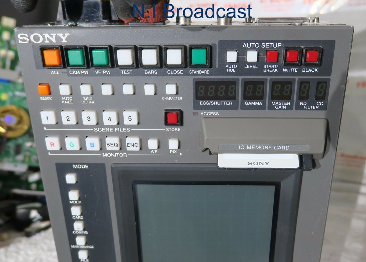 Sony msu750 ( msu-750 ) master setup unit for BVP cameras etc
