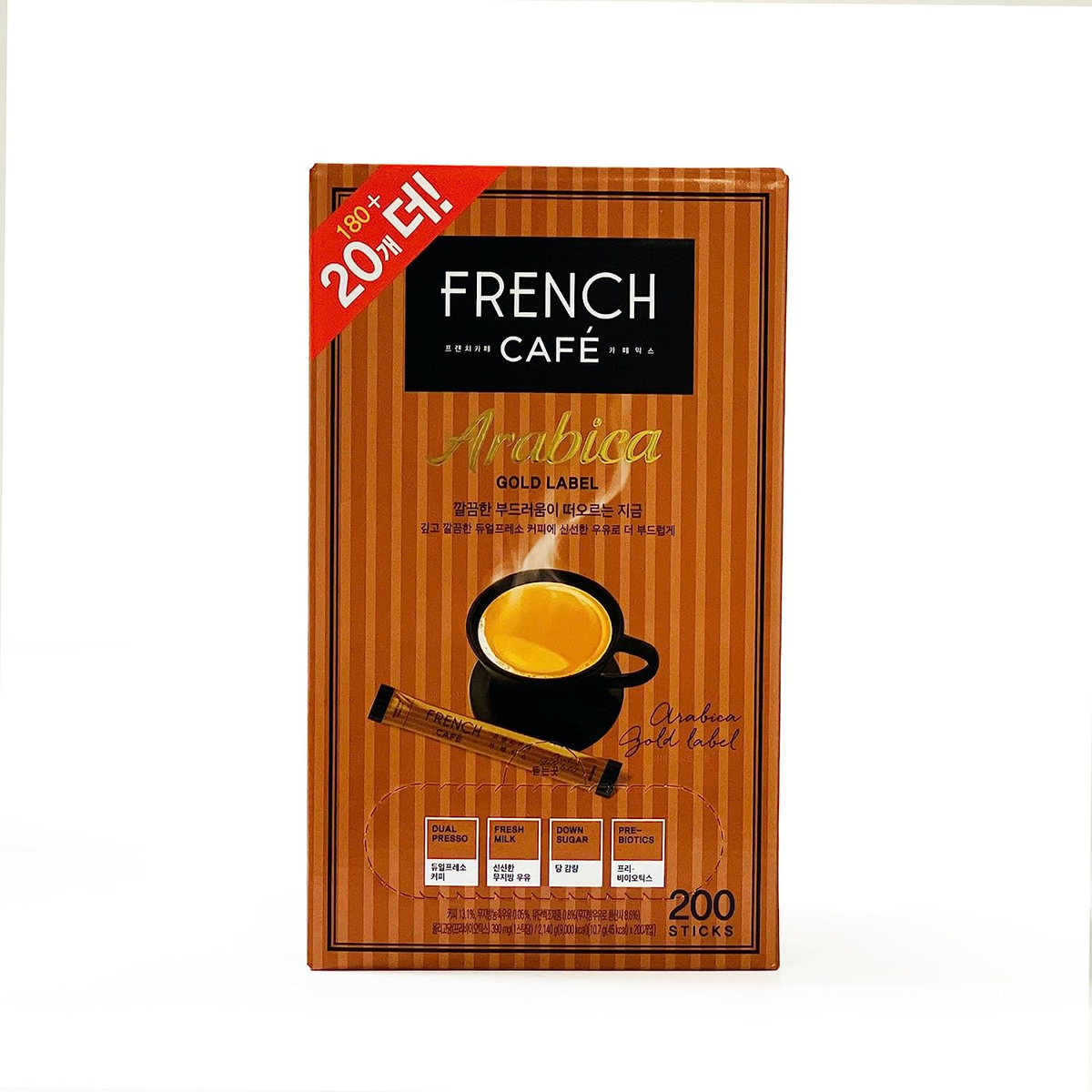 French Cafe Arabica Gold Label Instant Coffee Mix (200 Sticks) | eBay