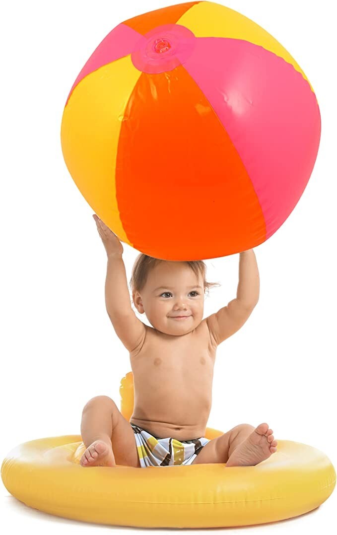 40cm Inflatable Beach Ball Blowup Panel Holiday Party Garden Beach