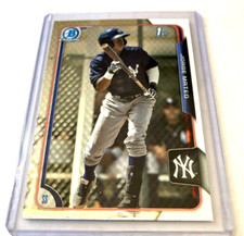 2015 Bowman Chrome #BCP87- JORGE MATEO 1st Bowman Rookie RC Card.. rookie card picture