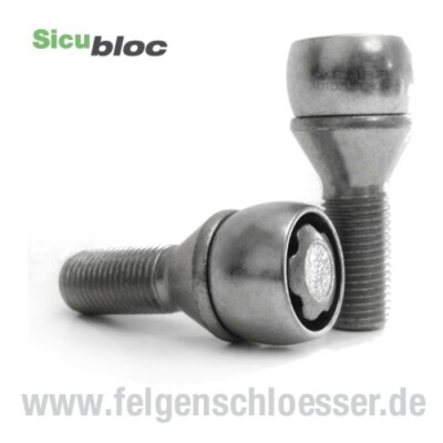 Produktbild von ORIGINAL KLEEBLATT FELGENSCHLÖSSER Felgenschloss M12x1,5x25mm Kegelbund