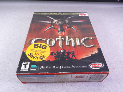 Vintage 2001 ''Gothic''  for PC by Piranha Bytes/Xicat 2001 - Big Box