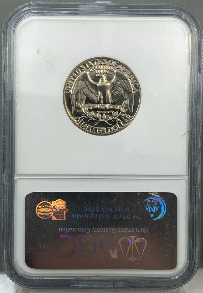 1967 SMS 25c Washington Quarter NGC MS68 - Image 2 of 2