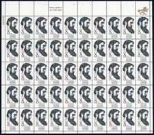 #1446 SIDNEY LANIER 8¢  sheet of 50  MNH Perfect!!!