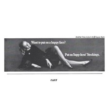 Support Hose Stockings Supp-hose 1960s Vintage Print Ad