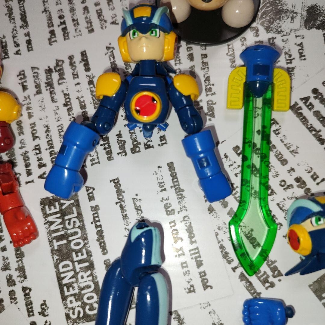 Megaman JUNK Rockin' EXE Heat Guts Normal SET Rockman Action Megaman JUNK Rockin' EXE Heat Guts Normal SET Rockman Action