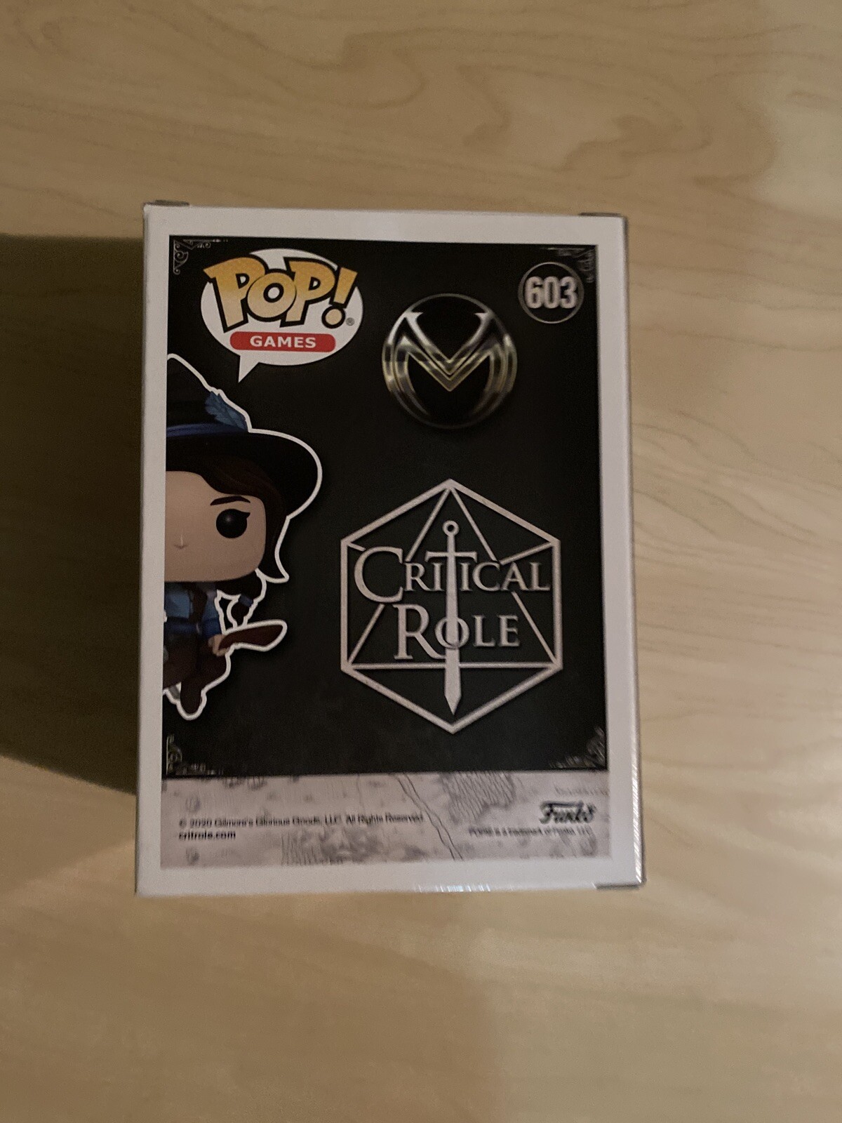 Funko Pop! Critical Role Vex'ahlia on Broom SDCC 2020 Shared Sticker