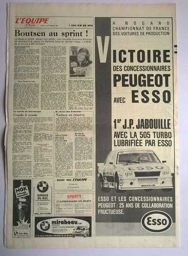L'EQUIPE N°12.551 du 15/09/1986 - Marseille en 1 Paris en 2 /Leconte gagne Genèv - Picture 7 of 7