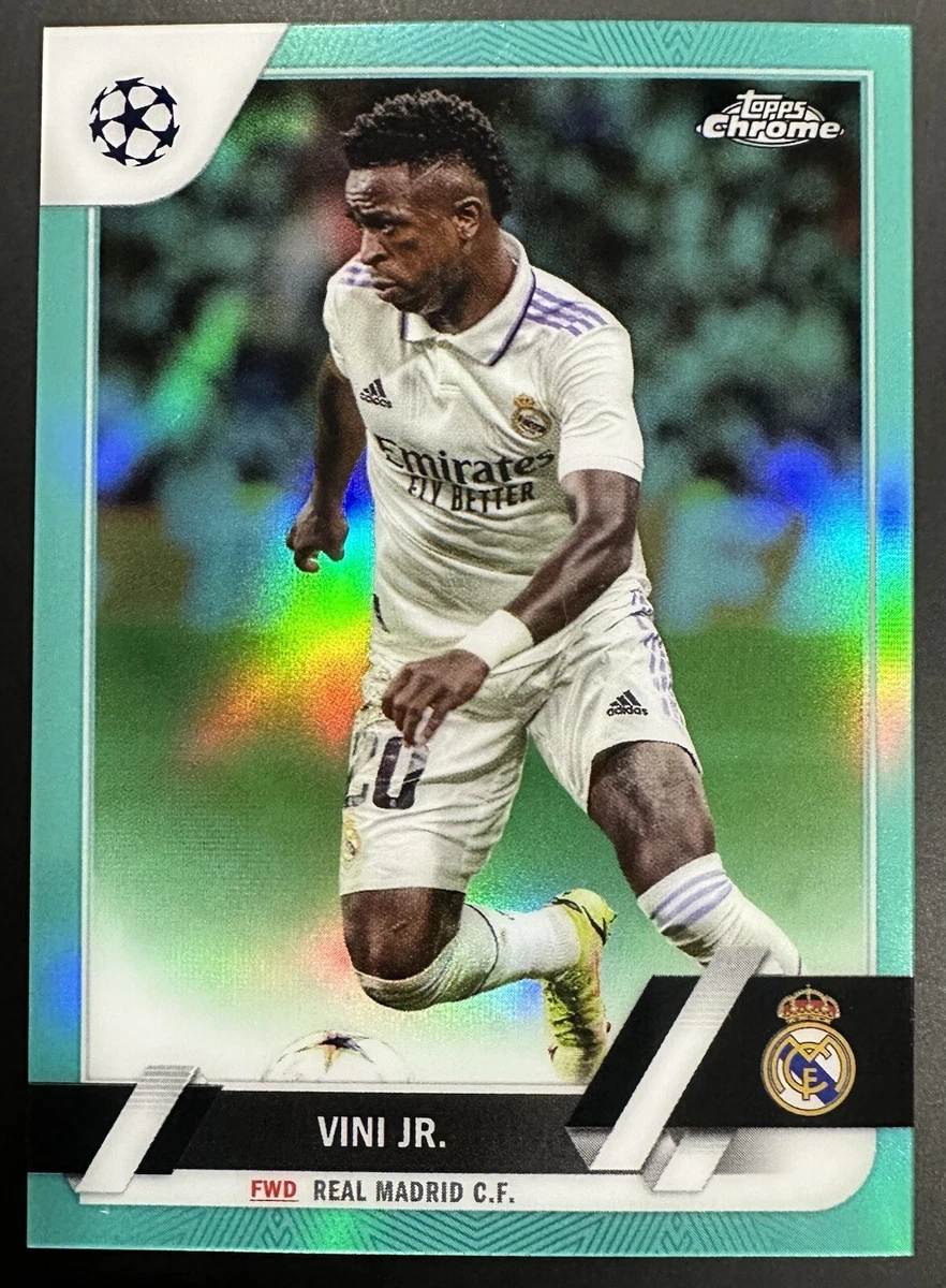ヴィニシウス　2022-23 Topps Chrome UEFA 25+ Topps Chrome UEFA Club Competitions Vinicius Junior #20