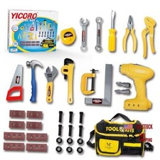 Kids Tool Set 36 PCS Toddler Tool Set with Electric Drill, Pretend Play Toy