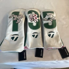 New TaylorMade 2022 Season Opener Masters Head Cover Set Driver, 3 Wood, 5 Wood