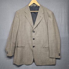 MANI Sport Coat Jacket Mens 44R 100% Wool 3 Button Vintage Made in USA