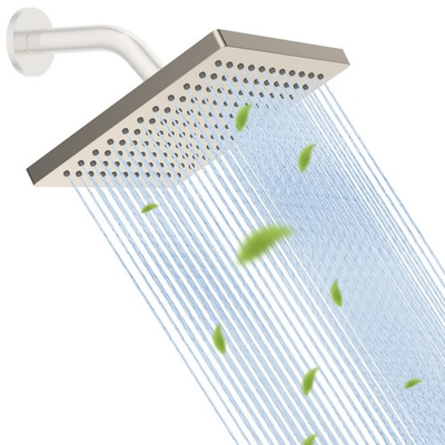 #ad #ad Thickness Metal Rain Shower Head 8 Inch High Pressure Rainfall Shower Head ... $60.46