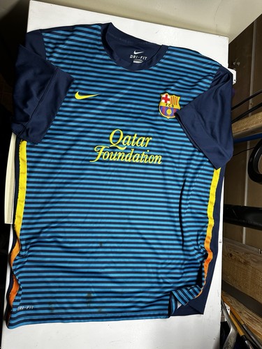 HERREN NIKE FC BARCELONA 2012/2013 TRAINING FUSSBALL FOOTBALL SHIRT TRIKOT GRÖSSE XL - Bild 1 von 4