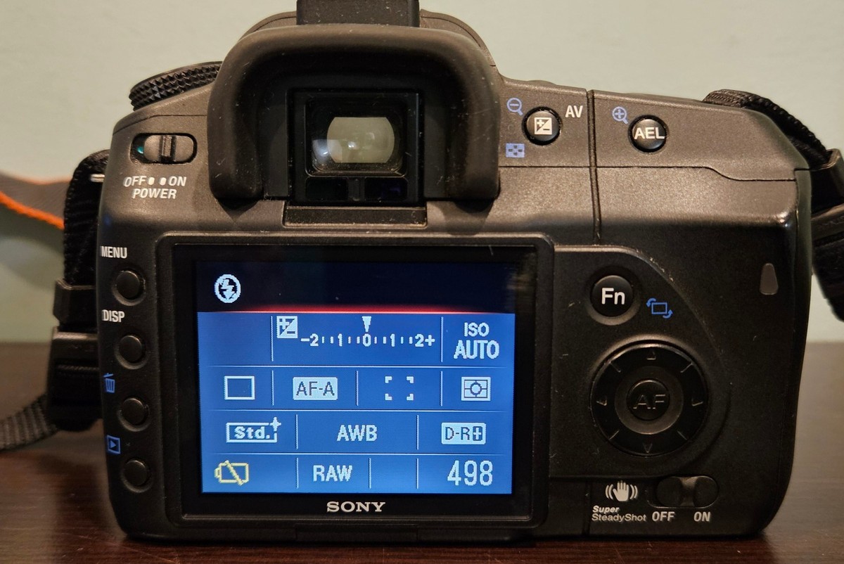 Sony Alpha DSLR-A200 10.2MP Digital SLR Camera - Black (Kit