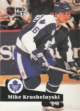 1991-92 Pro Set #233 Mike Krushelnyski