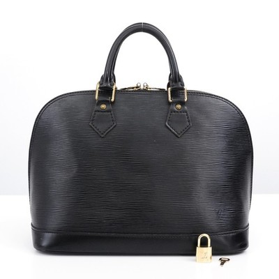 LOUIS VUITTON LV Epi Alma PM M52142 Handtasche Schwarz MI0917 Auth #56892A