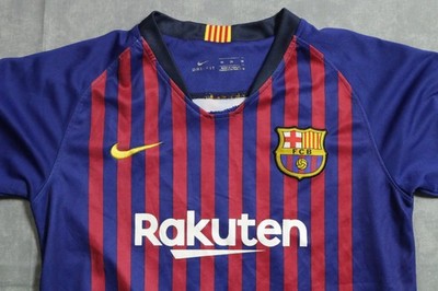 FC Barcelona Shirt Mens Small Blue Red Nike NBA Basketball Messi