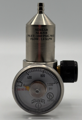 #ad #ad Norlab NLB 518 Preset Flow Regulator 1.0 LPM 0 1200 PSIG Winters $99.99