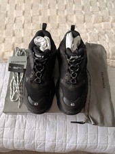 Balenciaga Triple S Trainers Black EU 43 UK 9 - Box & Dust Bag