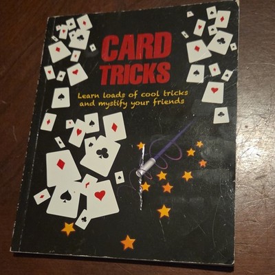 Magic Card Tricks Book Learn Cool Tricks Mystify Friends Instructional Guide