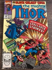 The Mighty Thor #420 The Black Galaxy Saga Part 2 1990 Marvel Comic