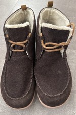 Lands End Womens All Season Bootie Slippers Rich Coffee Heather 11 B Cozy 