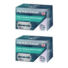 Personna GEM Double Edge Razor Blades  Hi- Stainless Japanese Steel  2PK